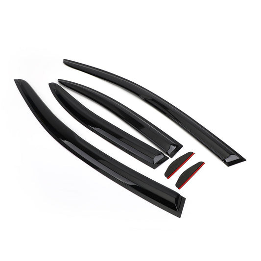 Car Window Sun Rain Guard Visors Kit 6PCS For Mitsubishi Lancer 2008-2017