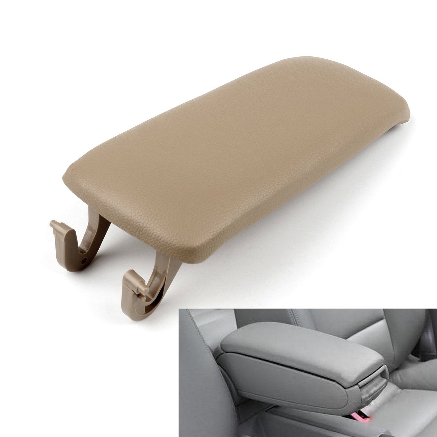 2000-2008 Black Audi A4 S4 A6 PU Leather Center Console Armrest Cover Lid Black Gray Khaki