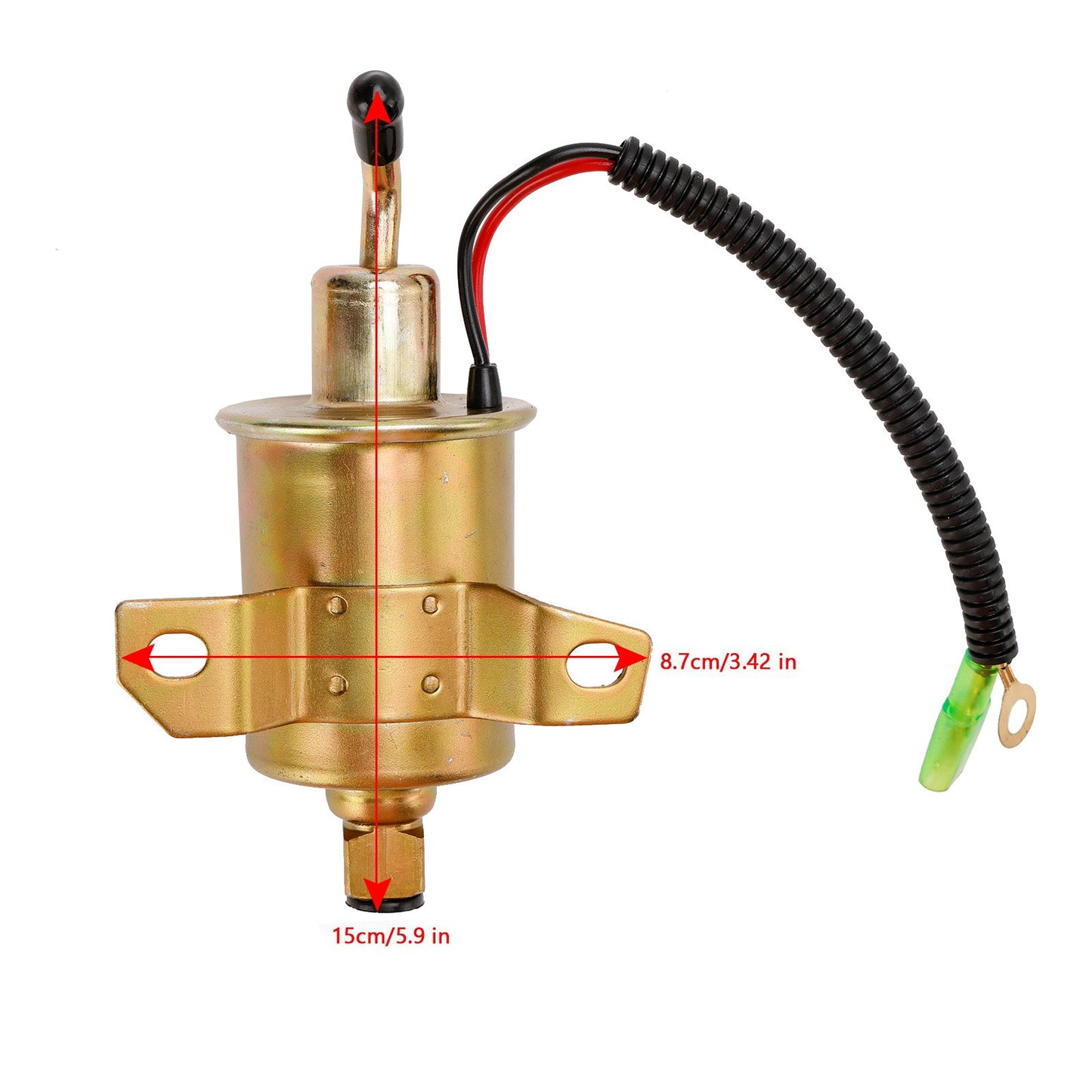 Fuel Pump Fit Onan 4000 RV Generator 4KW Microlite Quiet Cummins 12V E11007