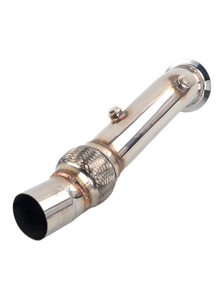 2013-2015 BMW 740Li F01 3.5" Turbo Catless Exhaust Downpipe