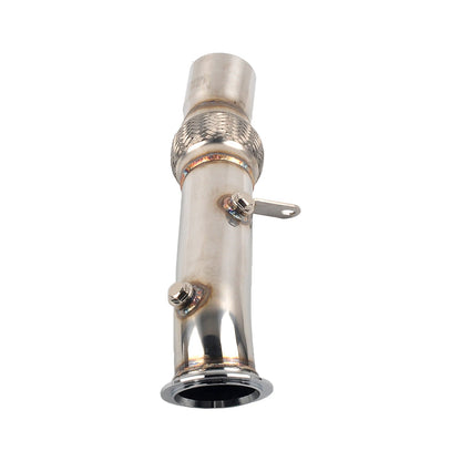 2013-2015 BMW 740Li F01 3.5" Turbo Catless Exhaust Downpipe