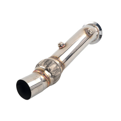 2013-2015 BMW 740Li F01 3.5" Turbo Catless Exhaust Downpipe