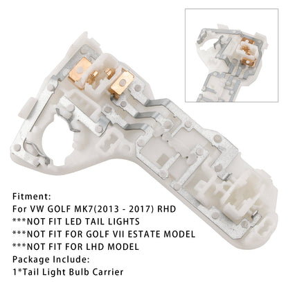 2013-2017 VOLKSWAGEN GOLF MK7 2PCS Inner Tail Light Bulb Carrier N/S RHD 5G0945259A/60A