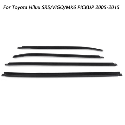 05-15 Toyota Hilux SR5/VIGO/MK6 PICKUP Weatherstrip 4 Door Rubber Seal KUN26 KUN36 GGN25 TGN16 TGN36