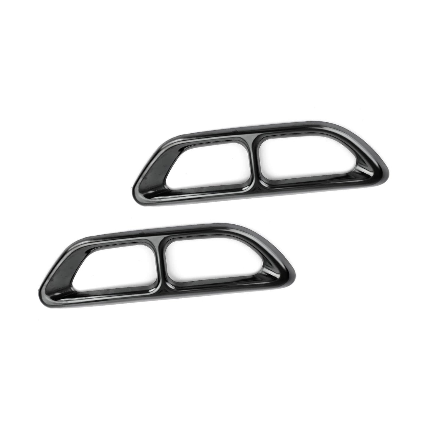 2018 2019 Honda Accord 2pcs Rear Cylinder Exhaust Pipe Cover Trim