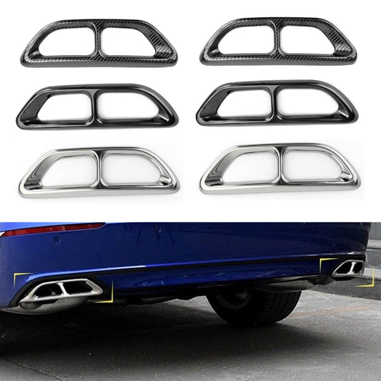 2018 2019 Honda Accord 2pcs Rear Cylinder Exhaust Pipe Cover Trim