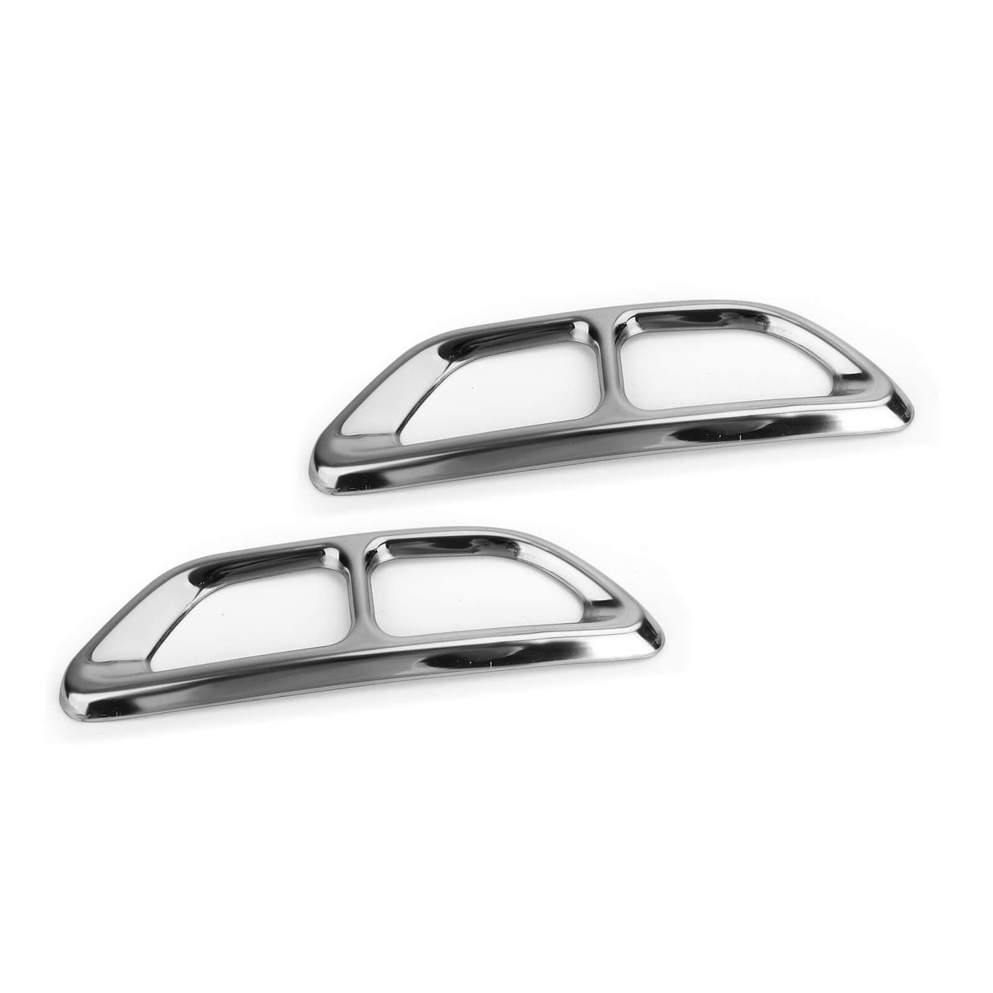 2018 2019 Honda Accord 2pcs Rear Cylinder Exhaust Pipe Cover Trim