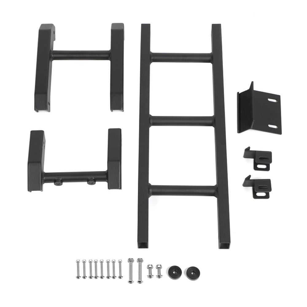 New Aluminum Car Rear Tail Door Ladder Climbing Fit Suzuki Jimny 2019+ BLK