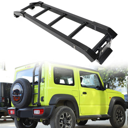 New Aluminum Car Rear Tail Door Ladder Climbing Fit Suzuki Jimny 2019+ BLK