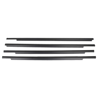 2006-2012 Mitsubishi Outlander 4x Car Outside Window Weatherstrip Seal Belt Moulding 5727A007 5727A008