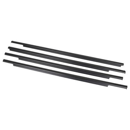 2006-2012 Mitsubishi Outlander 4x Car Outside Window Weatherstrip Seal Belt Moulding 5727A007 5727A008