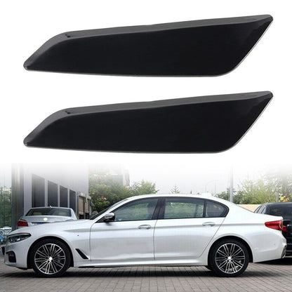 MW 5 Series G30 2017+ Glossy Black Fender Side Air Vent Outlet Cover Trim