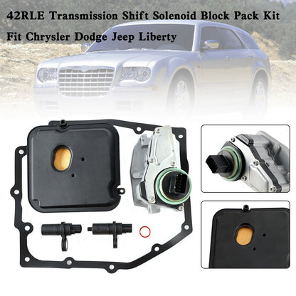 2004-2011 Dakota Durango V8 4.7L 5.7L 42RLE Transmission Shift Solenoid Block Pack Kit 52854001AA 61936A 44956