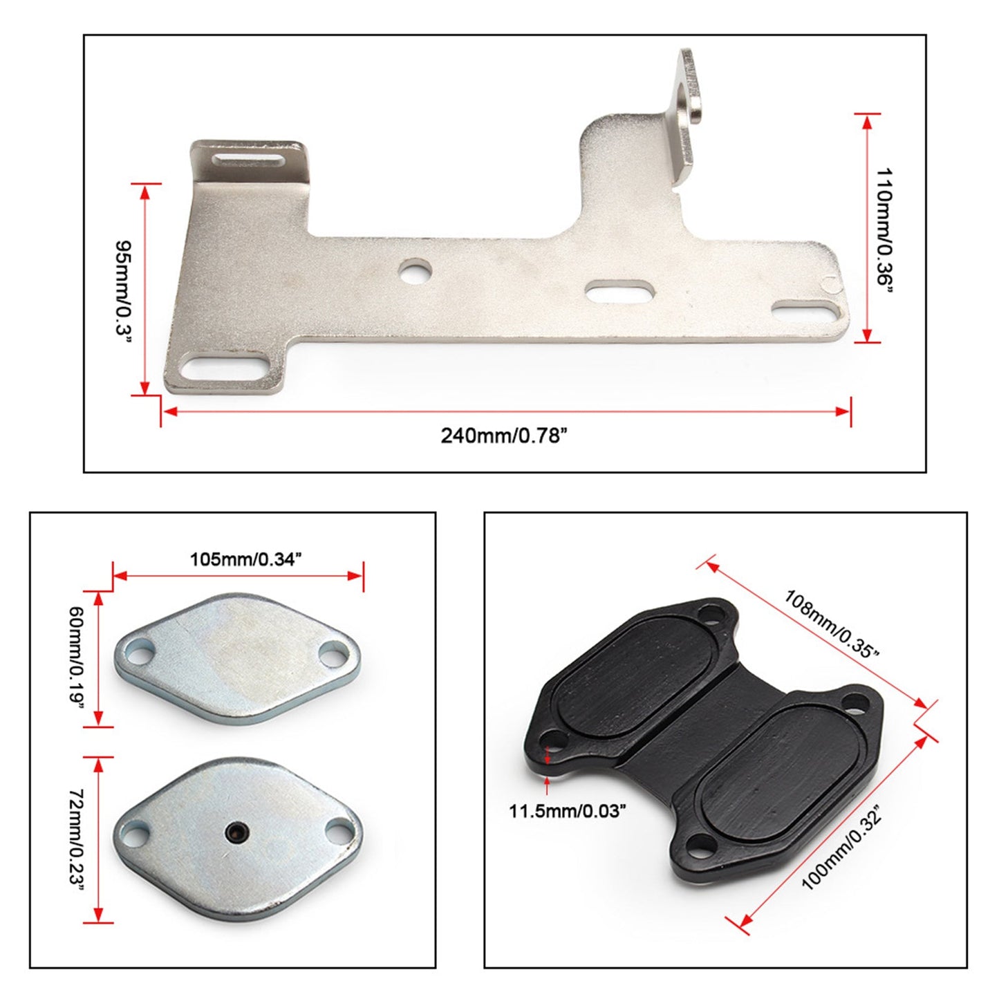 2010-14 Ram 2500 3500 6.7L Diesel Cummins Dodge EGR Delete Kit
