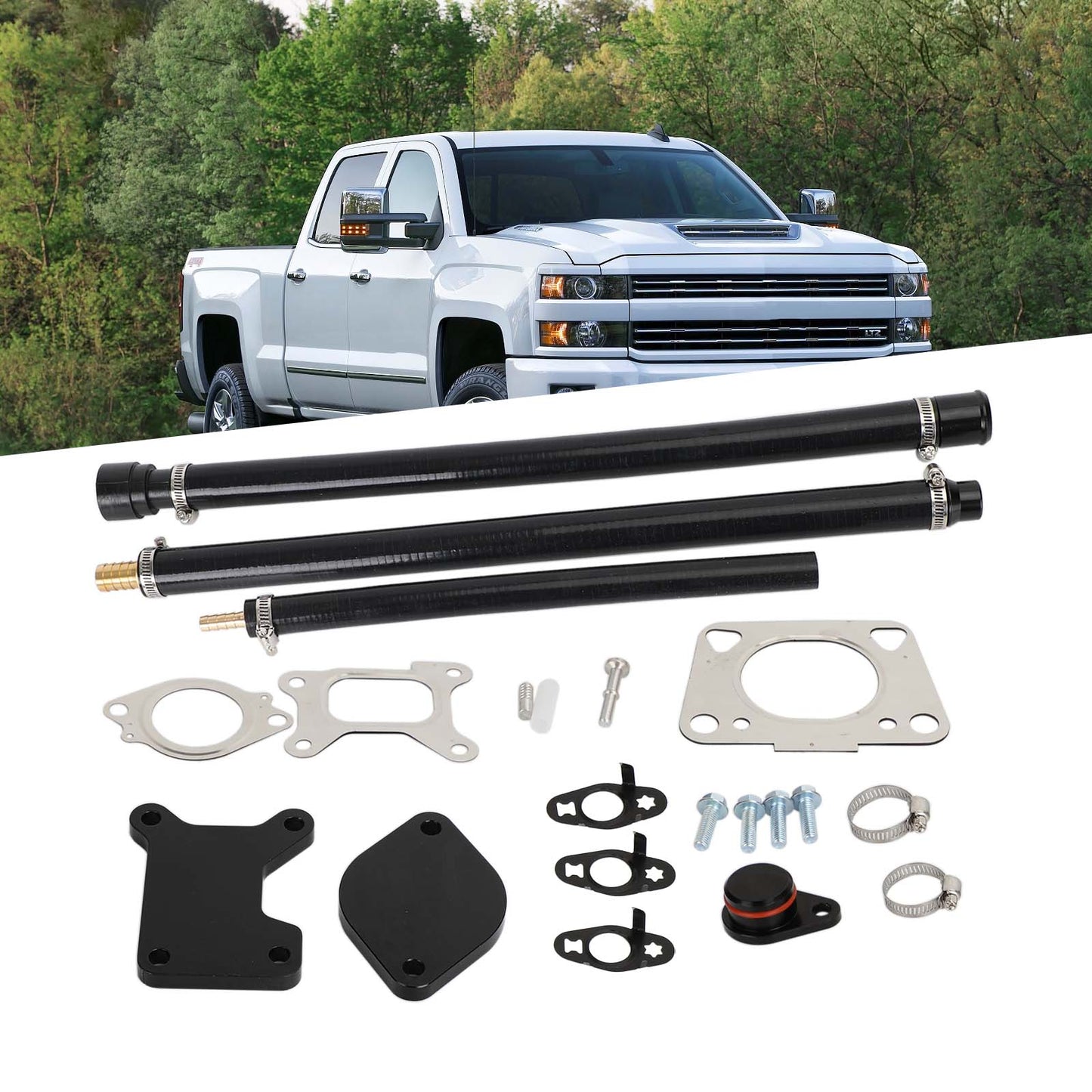 EGR Valve Cooler Kit For 2017-2023 Chevy GMC Duramax Diesel 6.6 L5P