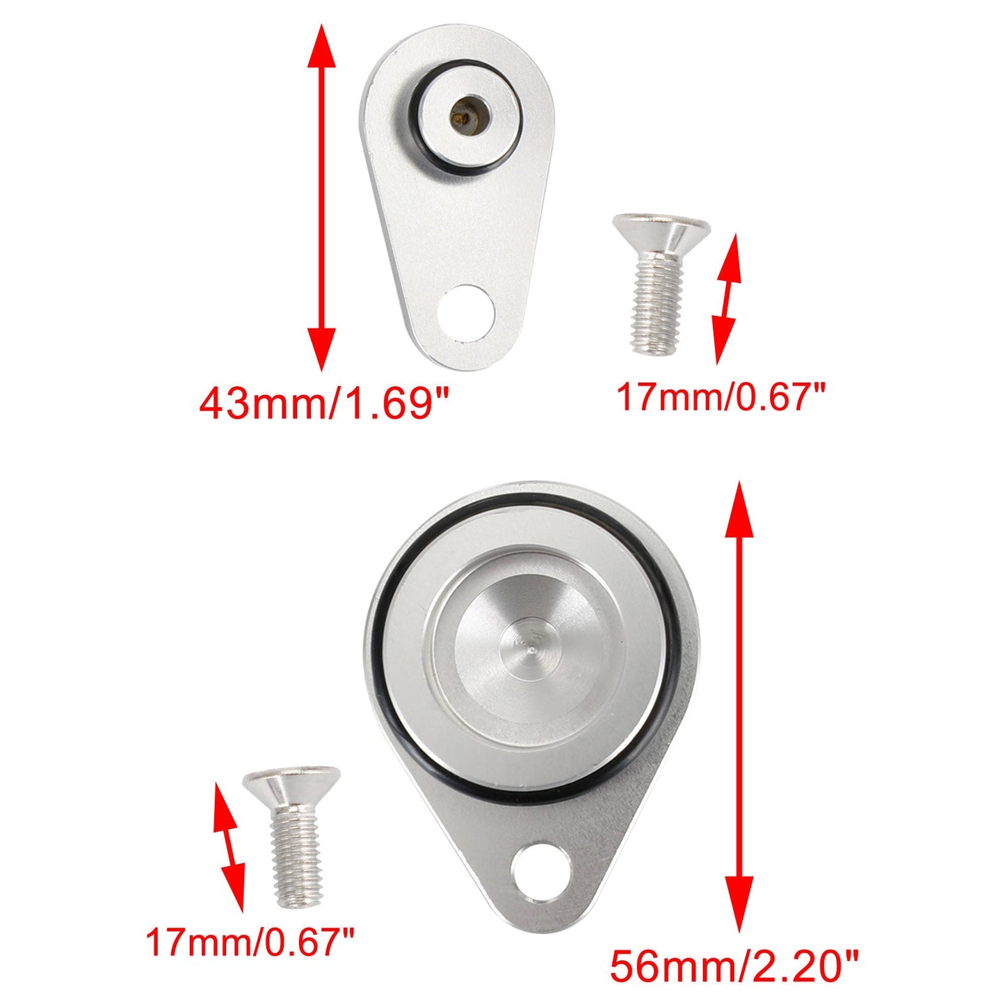 GM LS Engine LS EGR Intake Plug & EVAP Delete Plug Kit