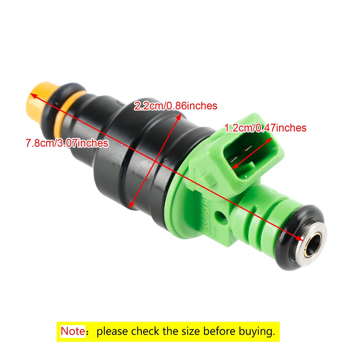 1986-1995 Ford Mustang GT LX and Cobra 5.0L 8PCS 0280150558 0280155968 42lbs Green Top Racing Fuel Injector
