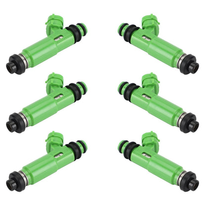 1997-2001 Mazda Montero Sport 3.0L V6 6PCS Fuel Injectors 1955003170 FJ672 1955004060