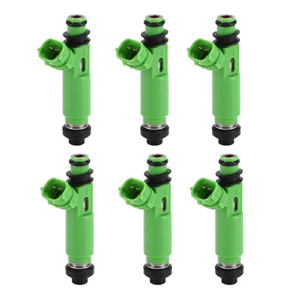 1997-2001 Mazda Montero Sport 3.0L V6 6PCS Fuel Injectors 1955003170 FJ672 1955004060