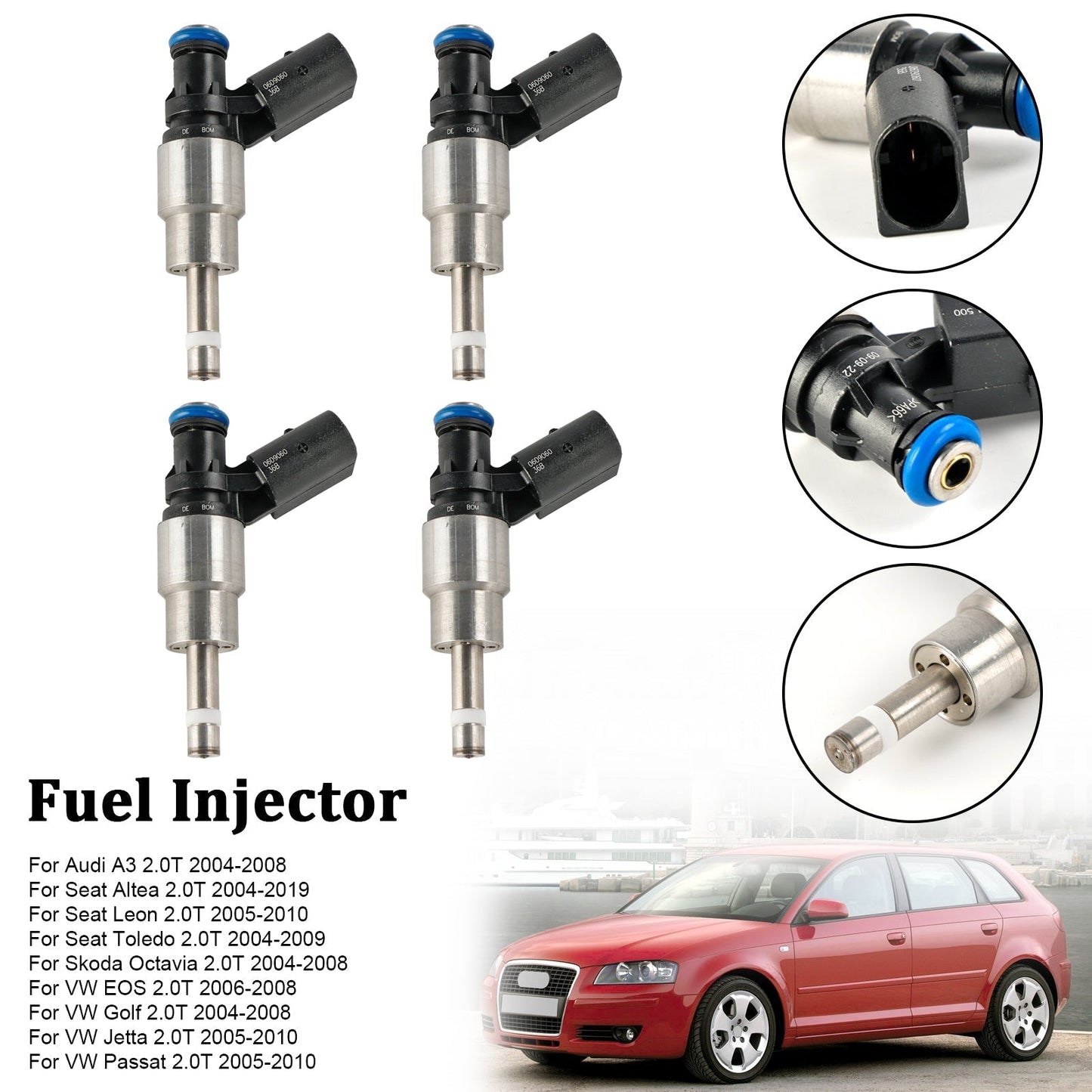 2004-2008 Skoda Octavia 2.0T Fuel Injector 0261500011 06F906040D