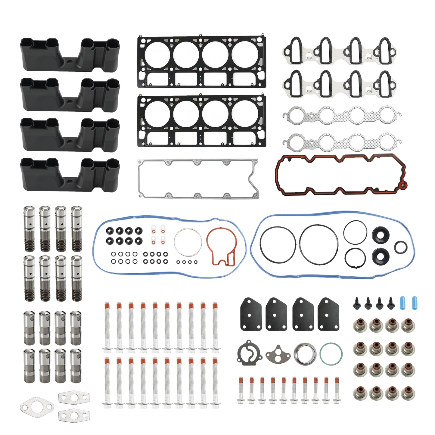 2007-2014 Chevy t Suburban 1500 5.3L 5328CC AFM Lifter Replacement Kit Head Gasket Set Head Bolts Lifters Guides