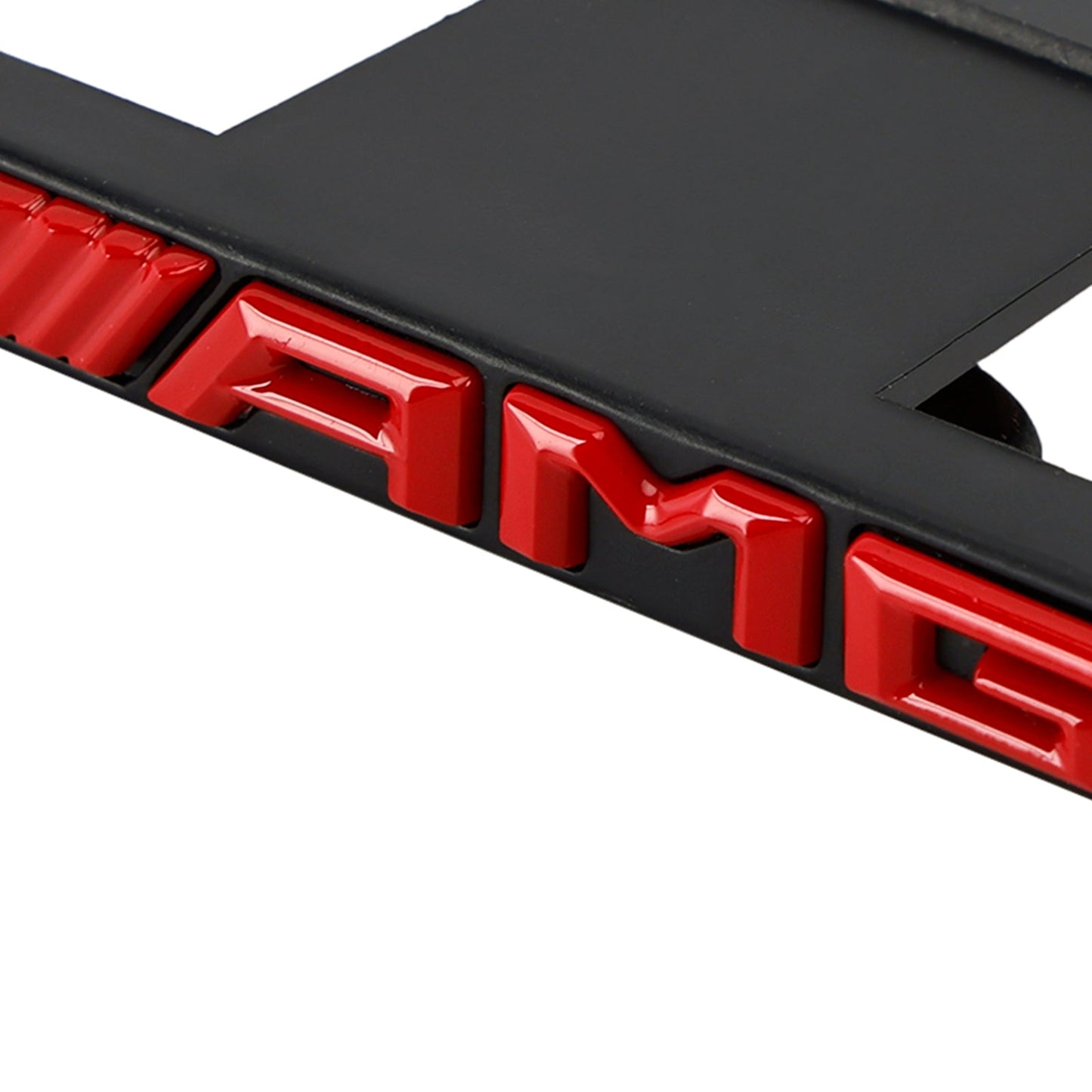 AMG Front Vertical Strip General Grill Emblem For Mercedes-Benz Grille Chrome / Red / Black AMG Decal Badge