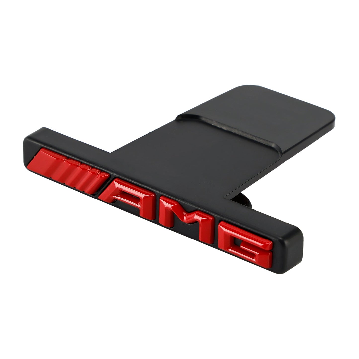 AMG Front Vertical Strip General Grill Emblem For Mercedes-Benz Grille Chrome / Red / Black AMG Decal Badge