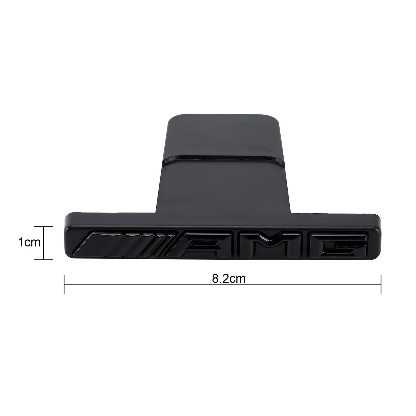 AMG Front Vertical Strip General Grill Emblem For Mercedes-Benz Grille Chrome / Red / Black AMG Decal Badge