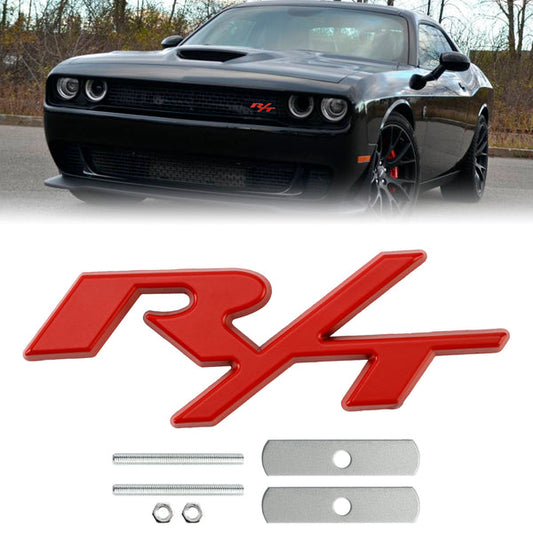 R/T Badge Dodge Charger Challenger Front Grille Emblem Decal Badge Sticker