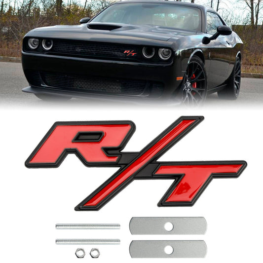 R/T Badge Dodge Charger Challenger Front Grille Emblem Decal Badge Sticker
