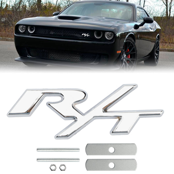 R/T Badge Dodge Charger Challenger Front Grille Emblem Decal Badge Sticker
