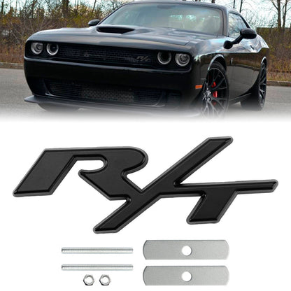 R/T Badge Dodge Charger Challenger Front Grille Emblem Decal Badge Sticker
