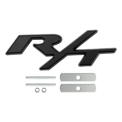 R/T Badge Front Bumper Grille Emblem for Dodge Charger Challenger Red / Chrome / Black / Red Black Badge