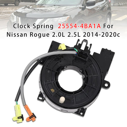 2014-2020 Nissan Rogue S SL SL/Premium SV SV Premium4 Cyl 2.0L 4 Cyl 2.5L MR20DD QR25DE 255544BA1A Clock Spring