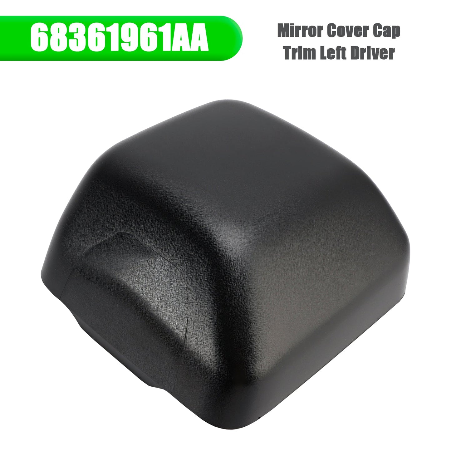 2018-2023 Jeep Wrangler JL 2.0L L4 3.6L V6 Pair Mirror Cover Cap Trim Right Passenger 68361960AA 68361961AA