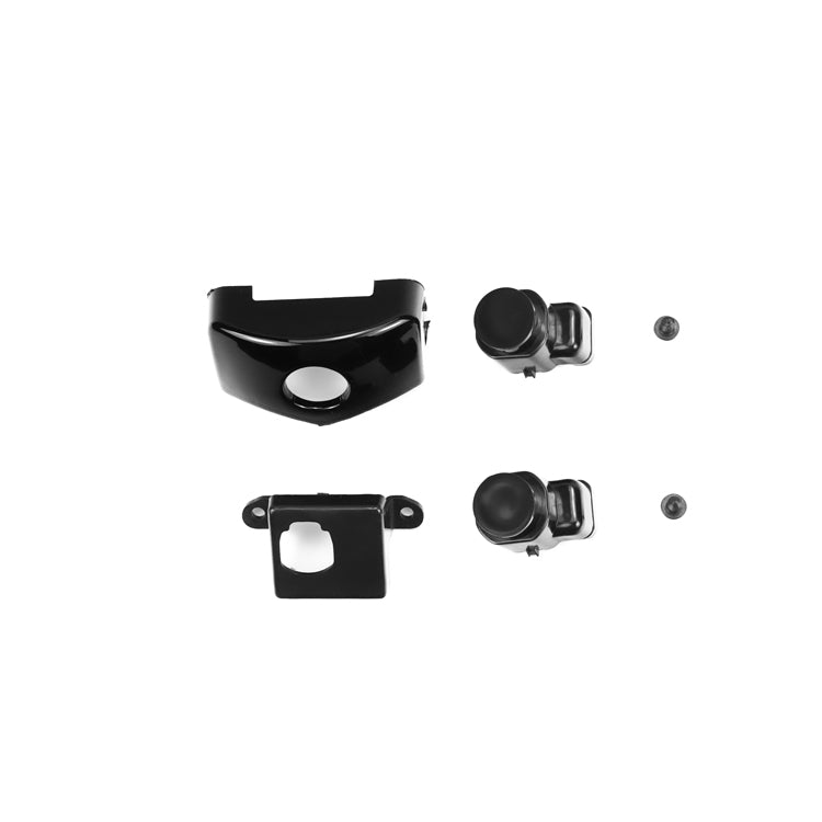 2015-2018 Audi A6 / A6 Sline / S6 C7 To RS6 Quattro Style Black Grill Honeycomb Mesh Front Bumper Grille With Black Ring Emblem