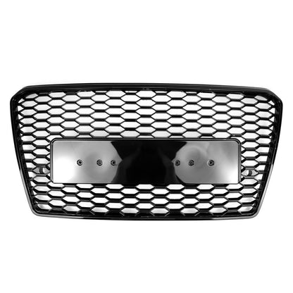 2010-2015 Audi A7 S7 Grill Replacement RS7 Style Honeycomb Sport Mesh Hex Black Grille