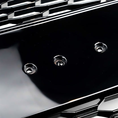 RS7 Style Black Honeycomb Grille for 2010-2015 Audi A7 S7 Sport Mesh Hex Grill Replacement
