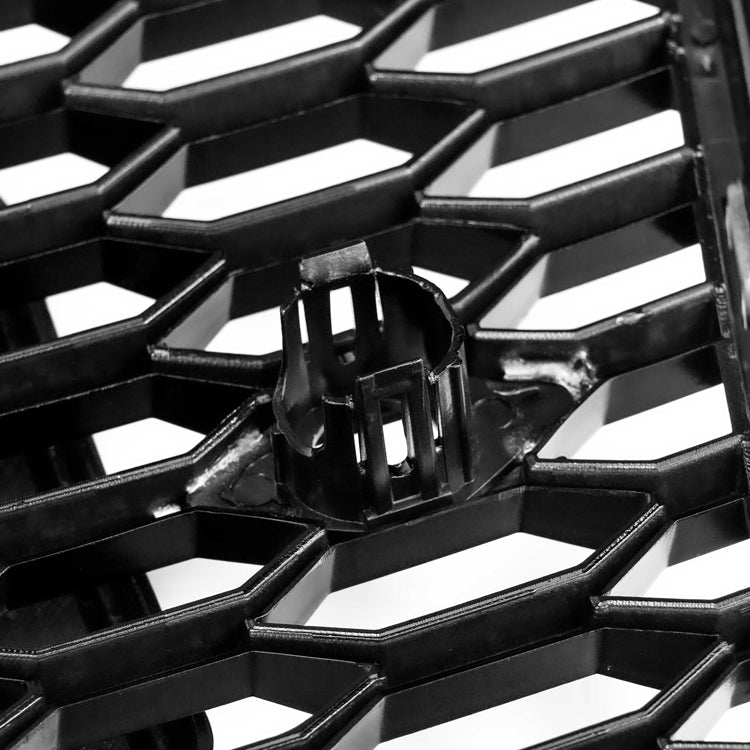 RS7 Style Black Honeycomb Grille for 2010-2015 Audi A7 S7 Sport Mesh Hex Grill Replacement