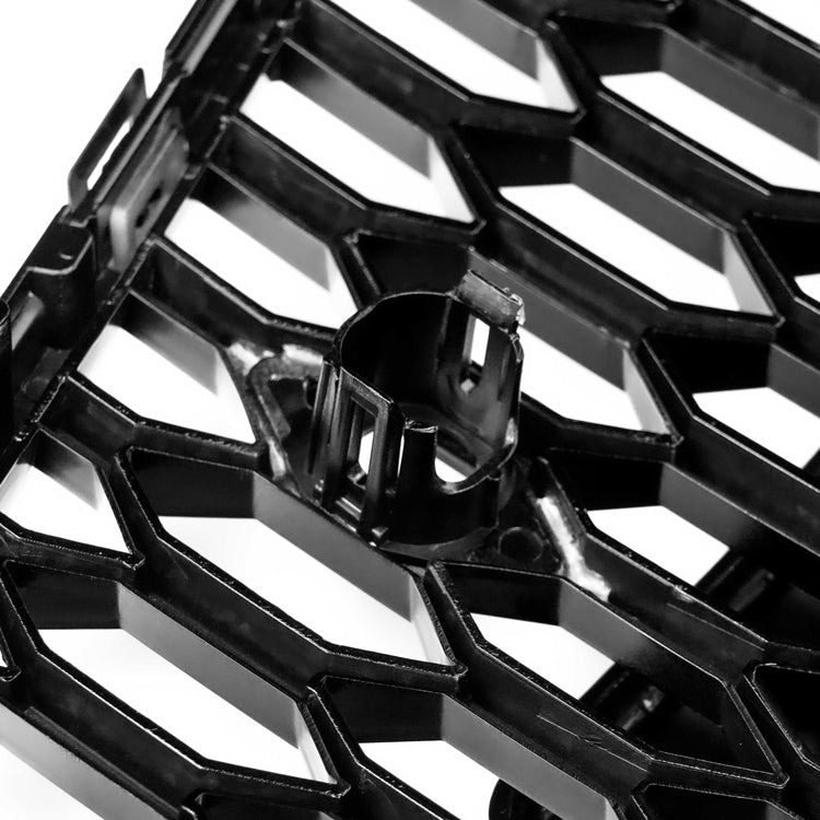 RS7 Style Black Honeycomb Grille for 2010-2015 Audi A7 S7 Sport Mesh Hex Grill Replacement