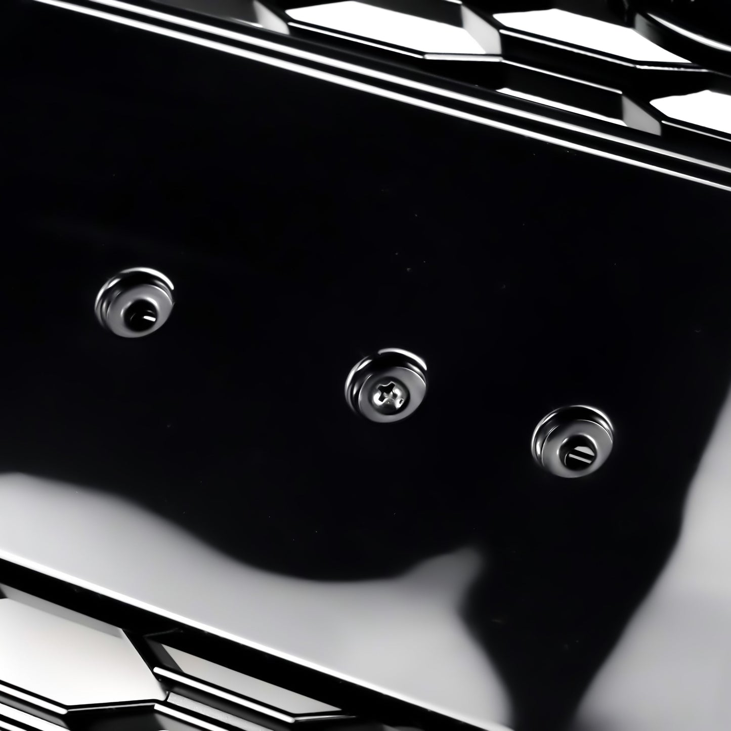 RS7 Style Black Honeycomb Grille for 2010-2015 Audi A7 S7 Sport Mesh Hex Grill Replacement