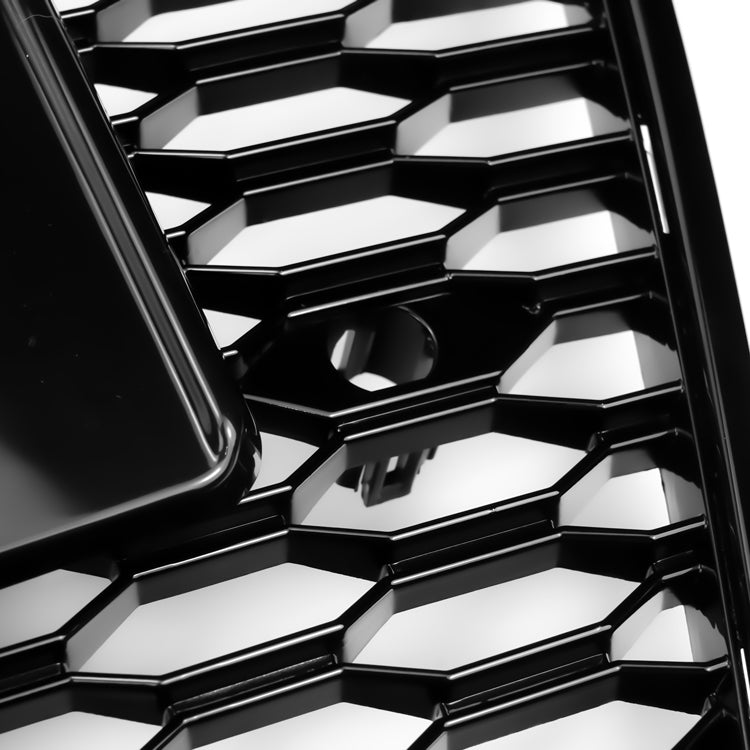 RS7 Style Black Honeycomb Grille for 2010-2015 Audi A7 S7 Sport Mesh Hex Grill Replacement