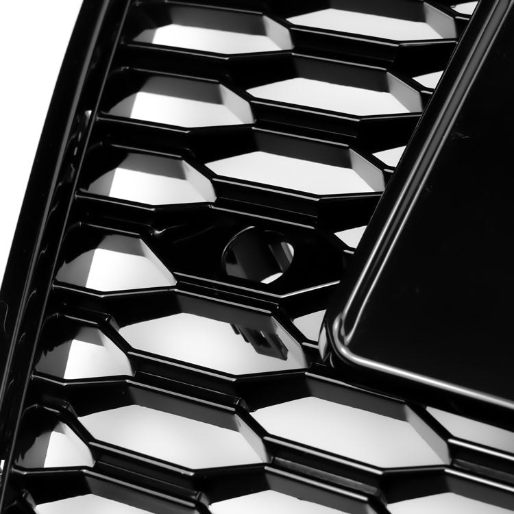 RS7 Style Black Honeycomb Grille for 2010-2015 Audi A7 S7 Sport Mesh Hex Grill Replacement