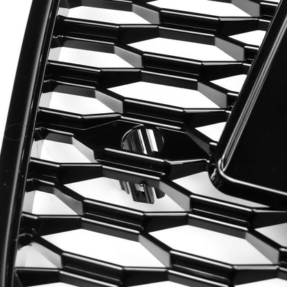 2012-2015 Audi A6 C7/S6 pre-facelift RS6 Style Honeycomb Front Bumper Grille Blcak Grill