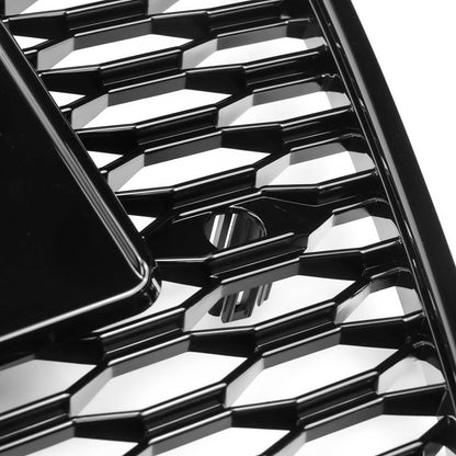 2012-2015 Audi A6 C7/S6 pre-facelift RS6 Style Honeycomb Front Bumper Grille Blcak Grill