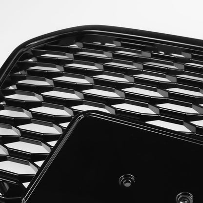 2012-2015 Audi A6 C7/S6 pre-facelift RS6 Style Honeycomb Front Bumper Grille Blcak Grill