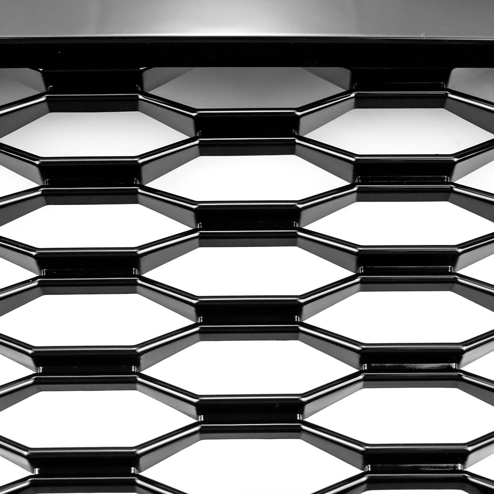 2012-2015 Audi A6 C7/S6 pre-facelift RS6 Style Honeycomb Front Bumper Grille Blcak Grill