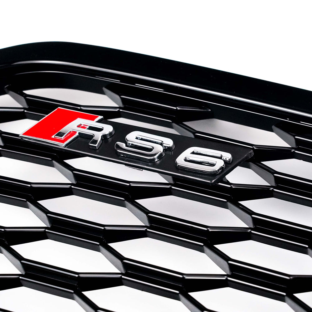 Audi 2012-2015 Audi S6 C7 Pre Facelift To RS6 Style Honeycomb Front Bumper Grille