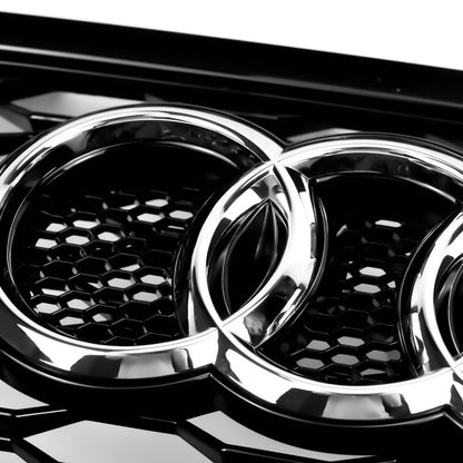2012-2015 Audi A6 C7/S6 pre-facelift RS6 Style Honeycomb Front Bumper Grille Blcak Grill