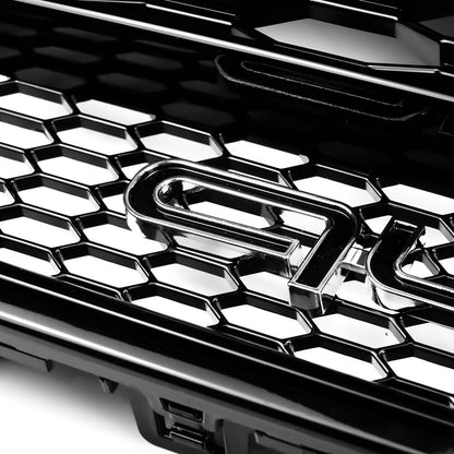 2012-2015 Audi A6/A6 Sline/S6 C7 Honeycomb Grille Front Bumper Black Grill With RS6 Style Quattro